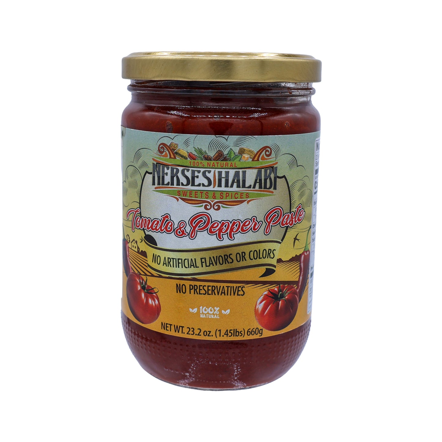 Tomato and Pepper Paste Mixed